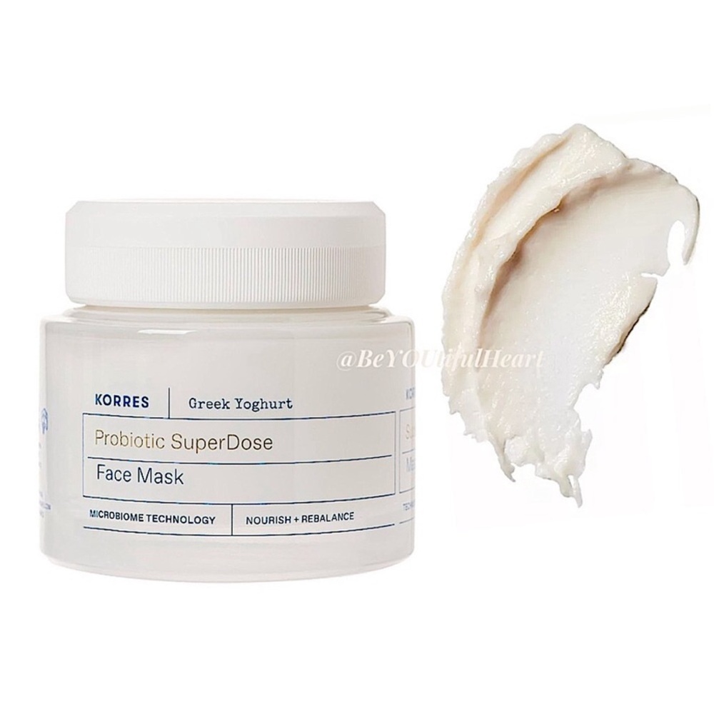 Korres Greek Yoghurt Probiotic SuperDose Face Mask  3.38 fl oz / 100 ml